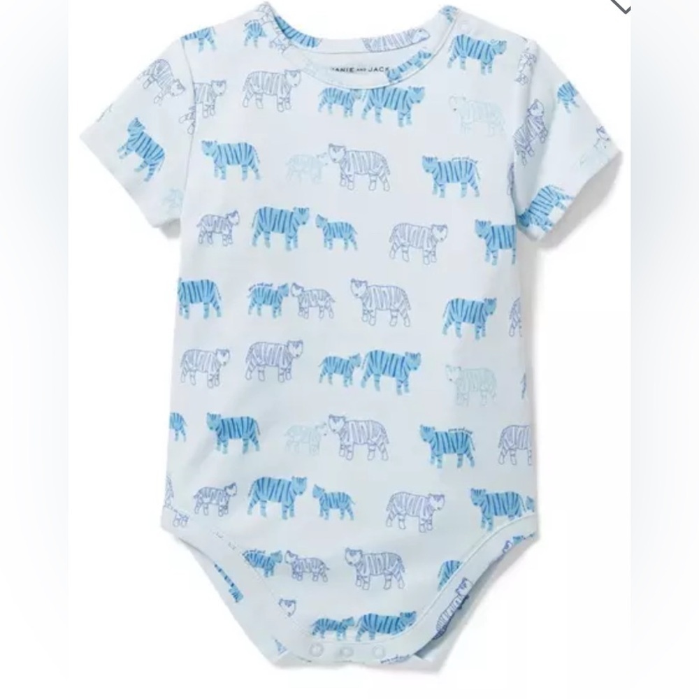 NEW Janie and Jack Tiger Print Bodysuit